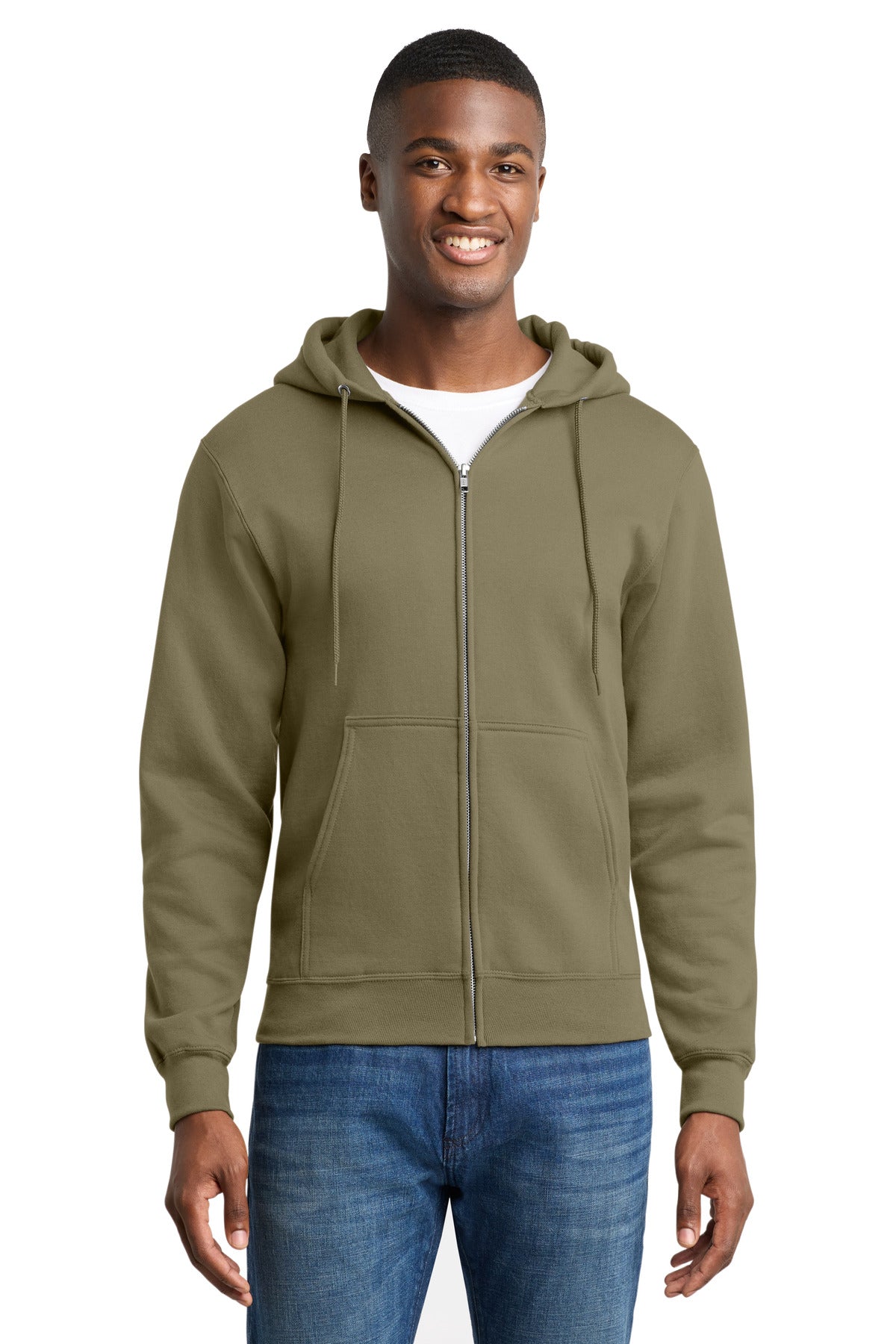 Port & Co™ Core Fleece Full-Zip Hooded Sweatshirt PC78ZH