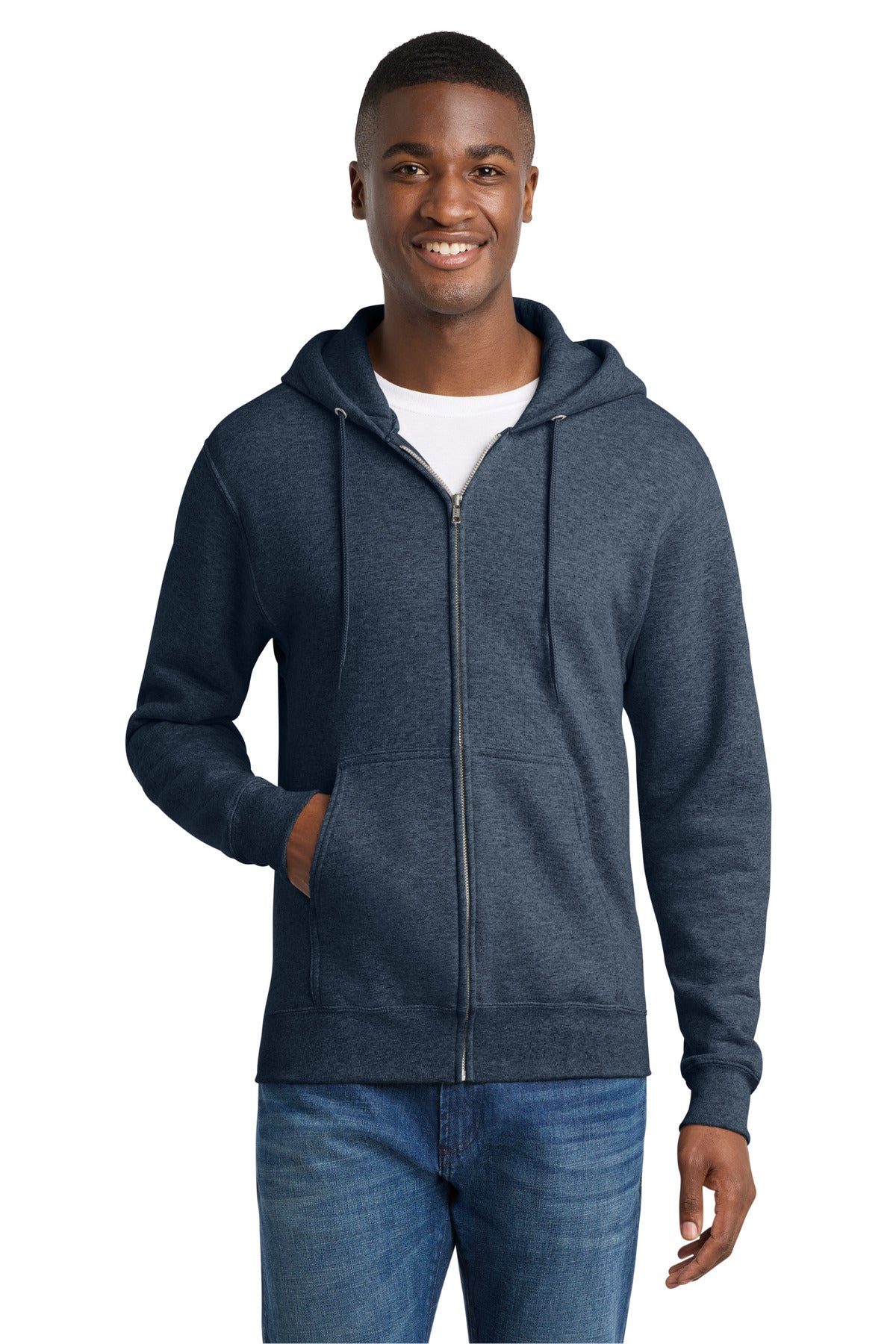 Port & Co™ Core Fleece Full-Zip Hooded Sweatshirt PC78ZH