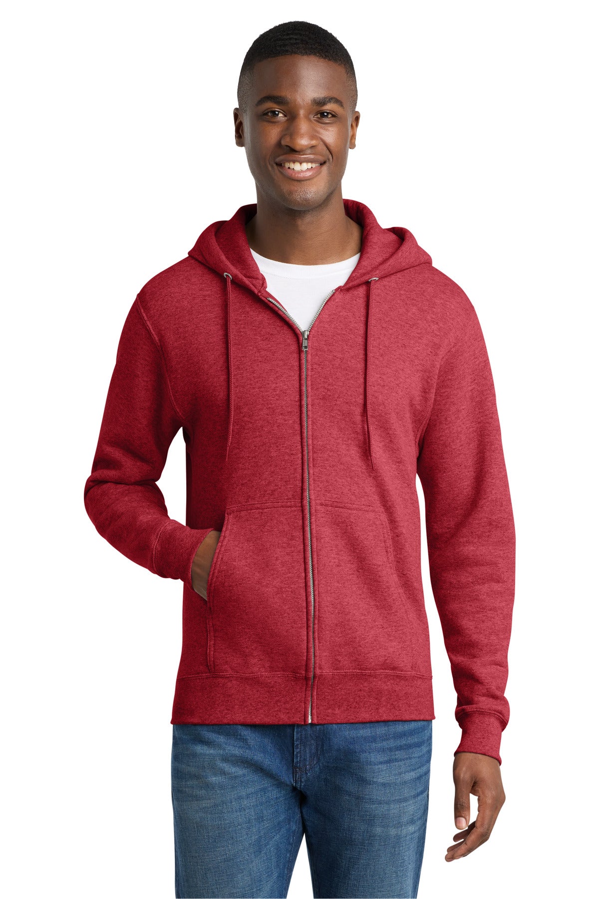 Port & Co™ Core Fleece Full-Zip Hooded Sweatshirt PC78ZH
