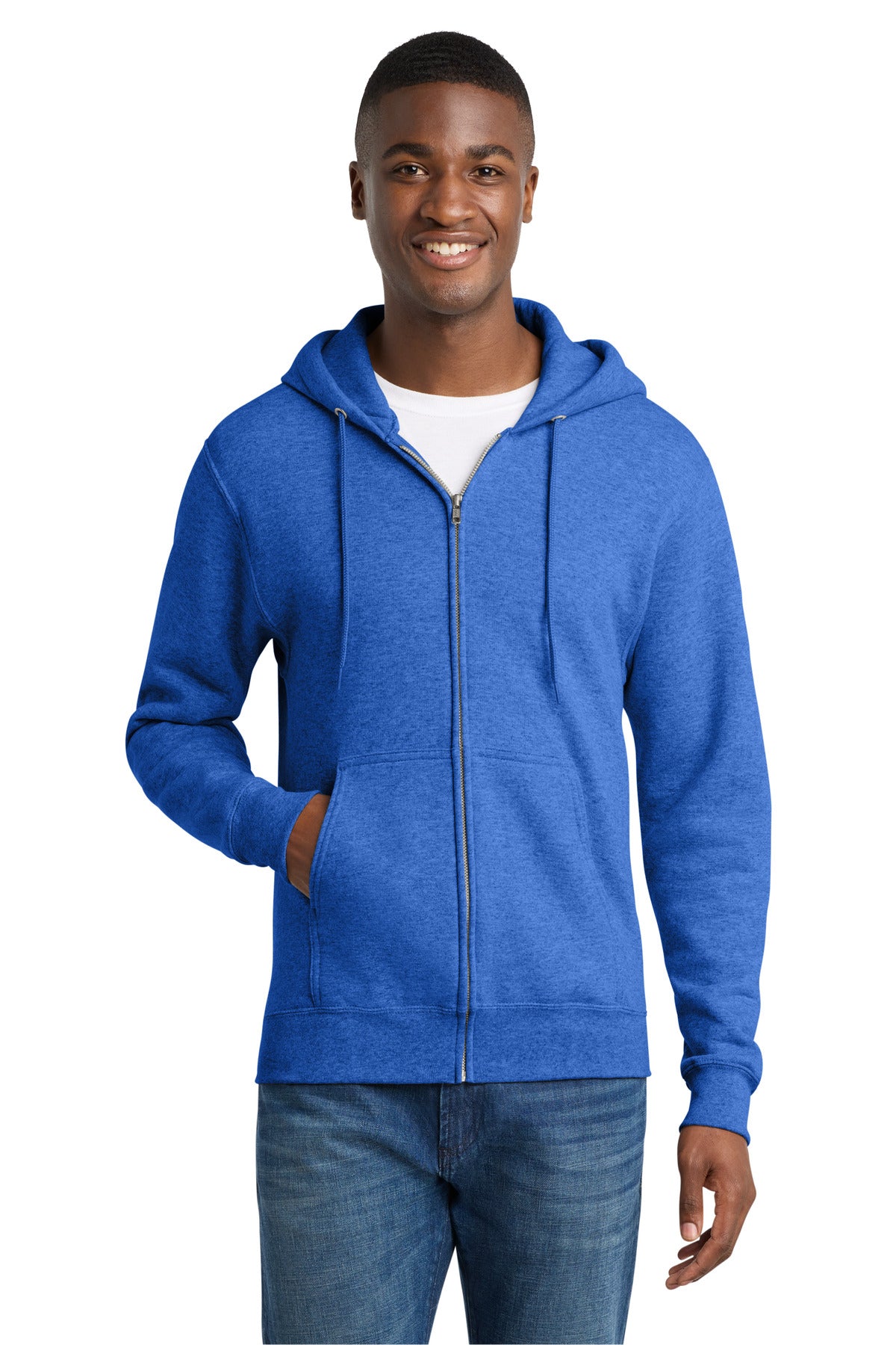 Port & Co™ Core Fleece Full-Zip Hooded Sweatshirt PC78ZH