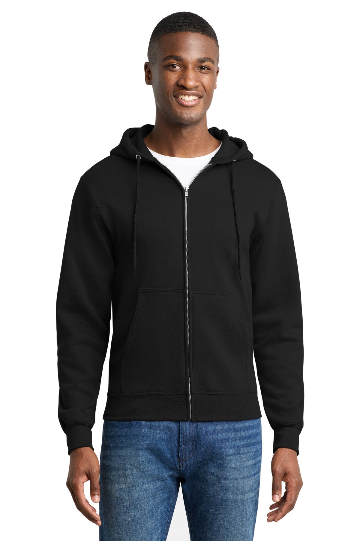 Port & Co™ Core Fleece Full-Zip Hooded Sweatshirt PC78ZH