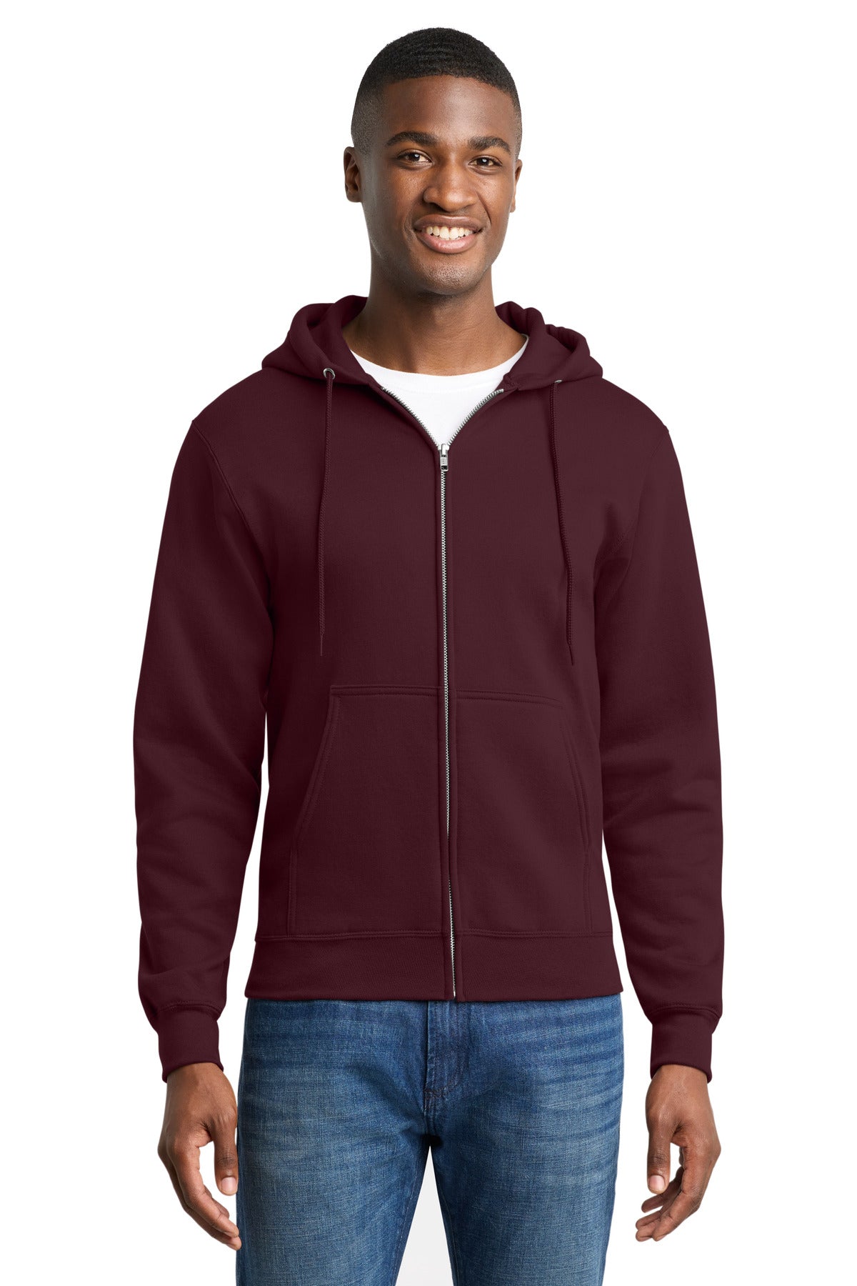Port & Co™ Core Fleece Full-Zip Hooded Sweatshirt PC78ZH