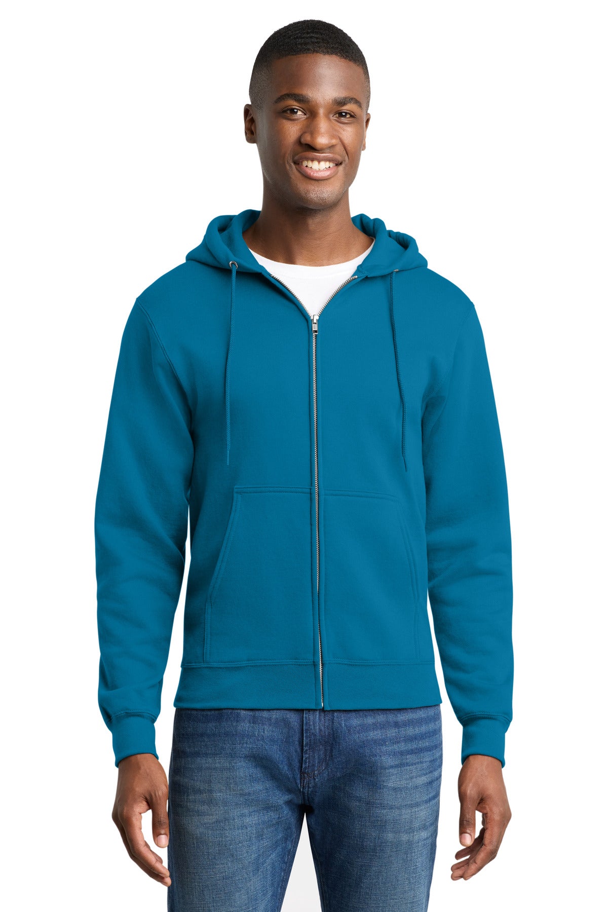 Port & Co™ Core Fleece Full-Zip Hooded Sweatshirt PC78ZH