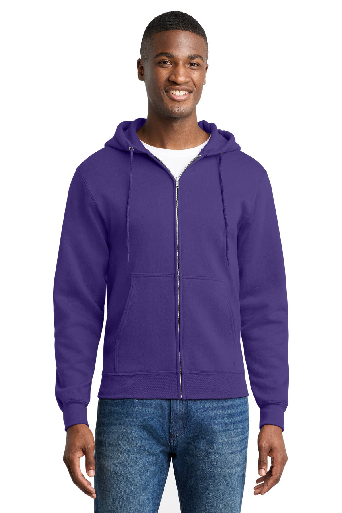 Port & Co™ Core Fleece Full-Zip Hooded Sweatshirt PC78ZH