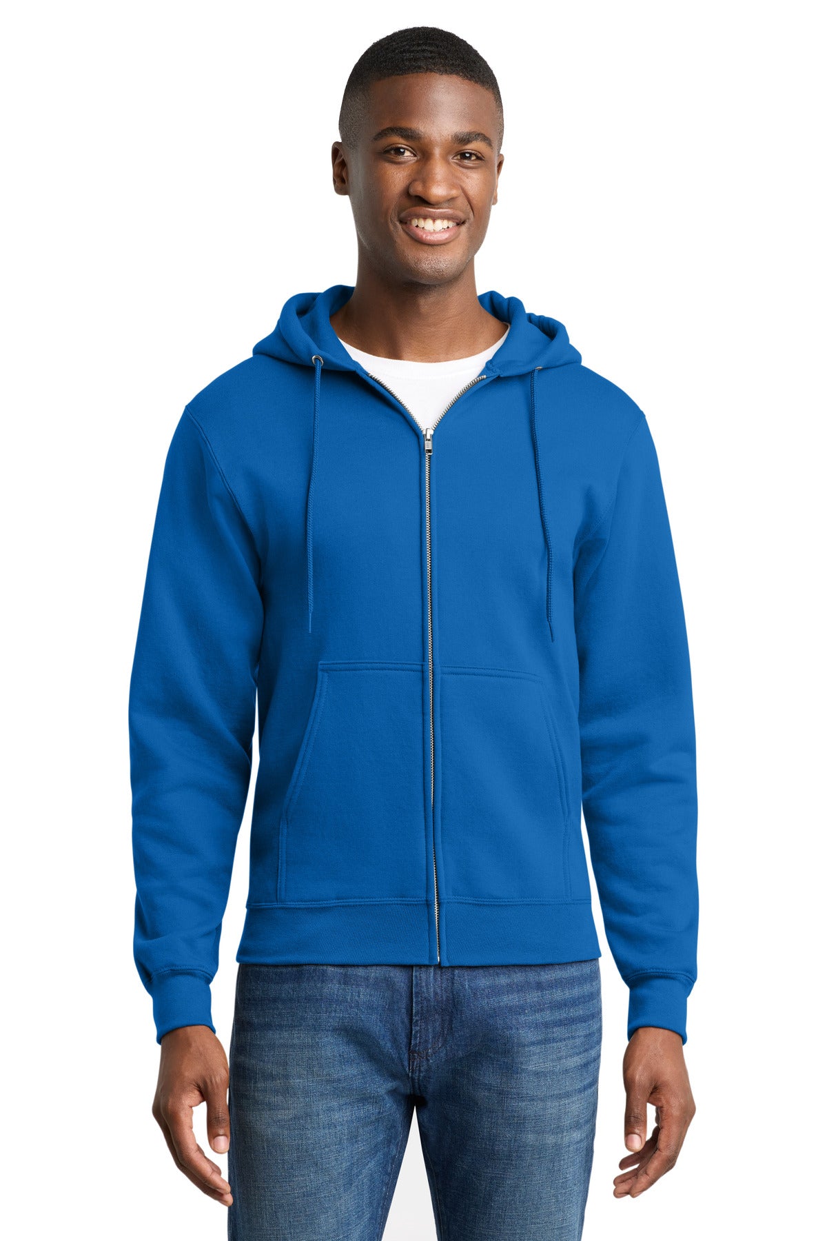 Port & Co™ Core Fleece Full-Zip Hooded Sweatshirt PC78ZH