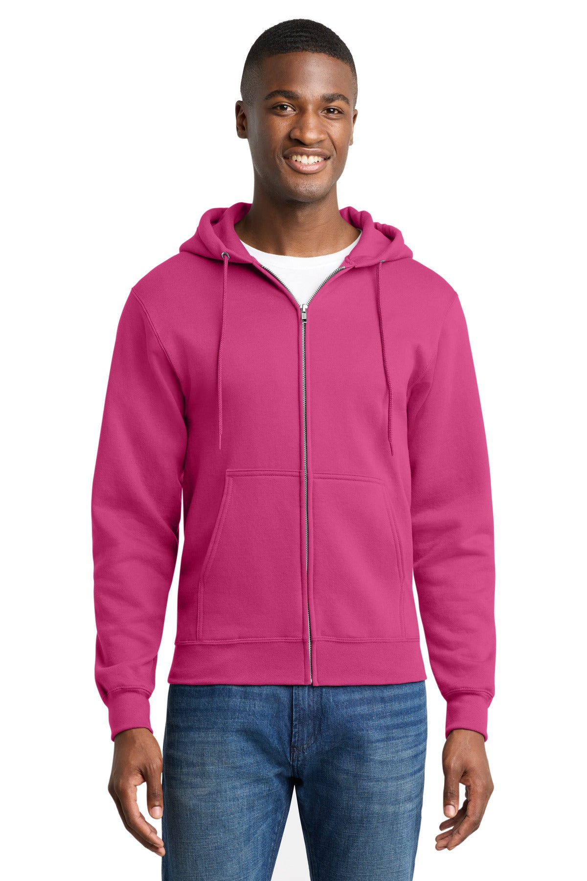 Port & Co™ Core Fleece Full-Zip Hooded Sweatshirt PC78ZH