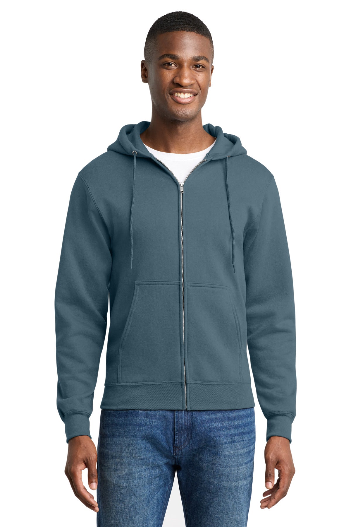 Port & Co™ Core Fleece Full-Zip Hooded Sweatshirt PC78ZH