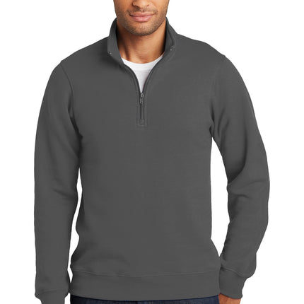 Port & CompanyÂ® Fan Favorite Fleece 1/4-Zip Pullover Sweatshirt. PC850Q