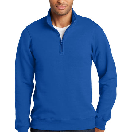 Port & CompanyÂ® Fan Favorite Fleece 1/4-Zip Pullover Sweatshirt. PC850Q