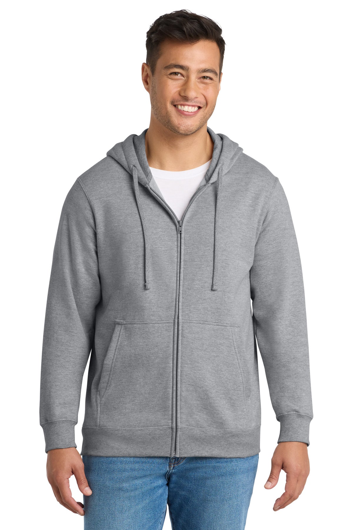 Port & Co™ Fan Favorite Fleece Full-Zip Hooded Sweatshirt PC850ZH