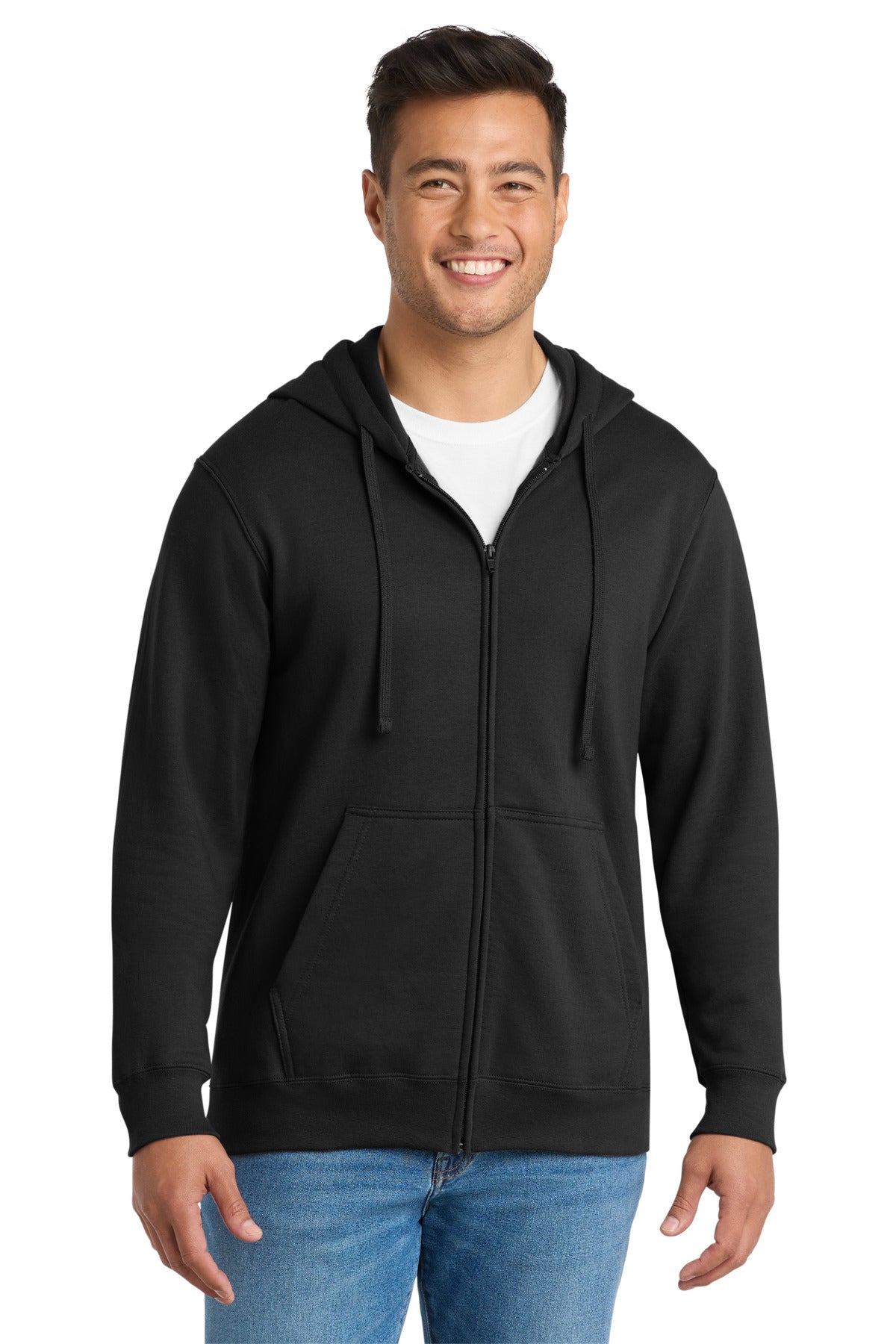 Port & Co™ Fan Favorite Fleece Full-Zip Hooded Sweatshirt PC850ZH