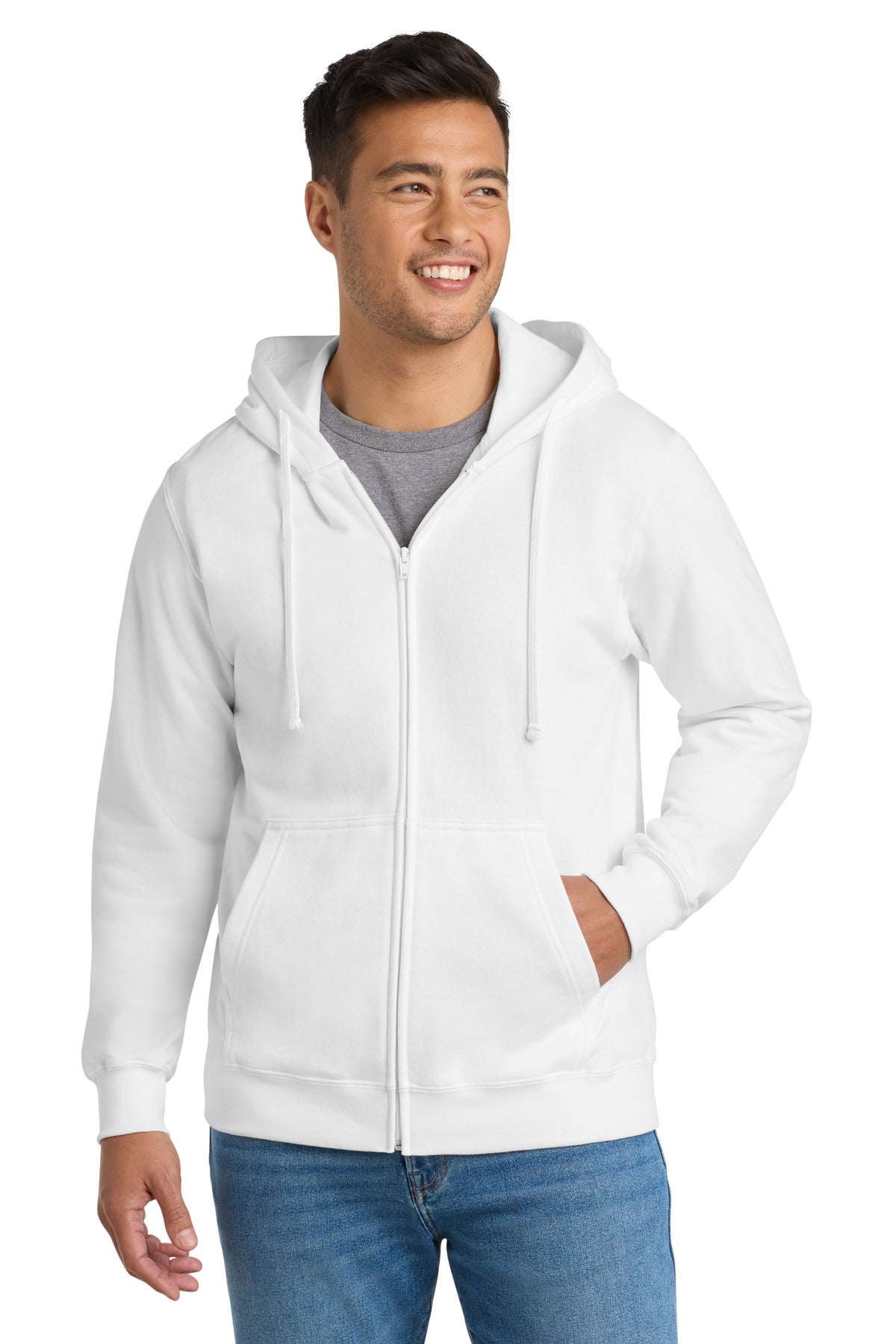 Port & Co™ Fan Favorite Fleece Full-Zip Hooded Sweatshirt PC850ZH