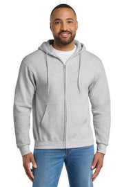 Port & Co™ Tall Essential Fleece Full-Zip Hooded Sweatshirt PC90ZHT