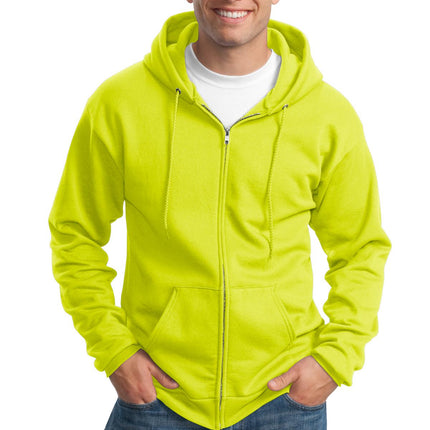 Port & Company ®  Tall Essential Fleece Full-Zip Hooded Sweatshirt. PC90ZHT