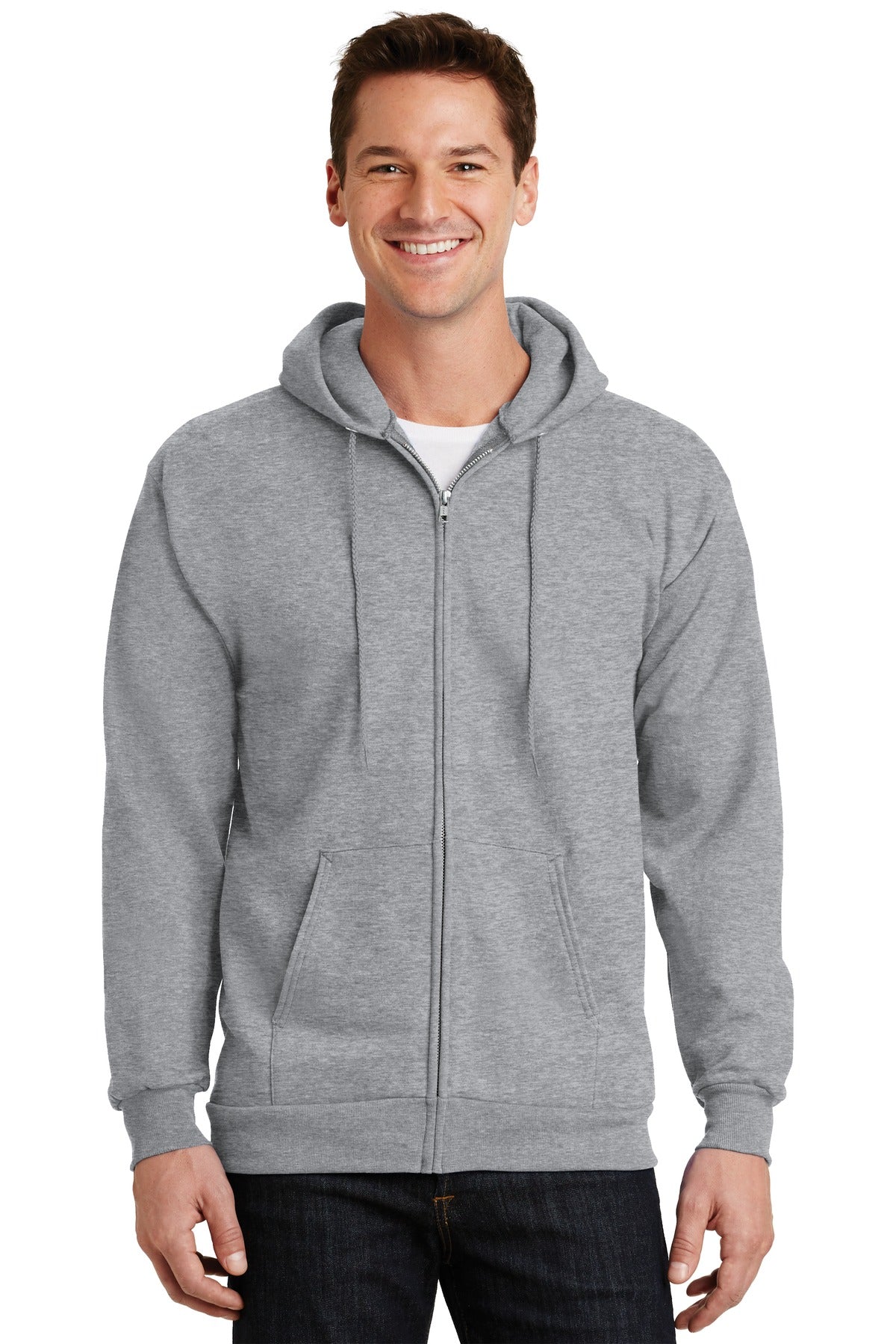 Port & Co™ Essential Fleece Full-Zip Hooded Sweatshirt  PC90ZH