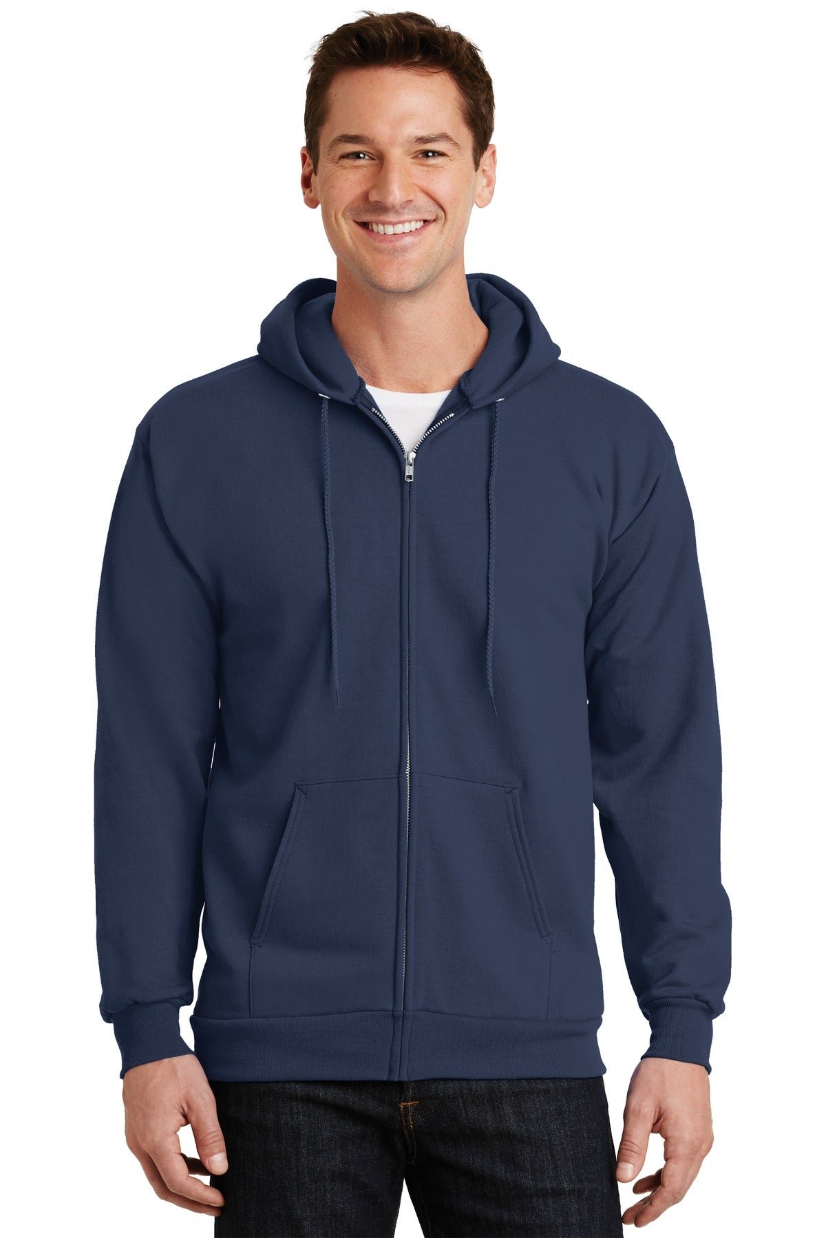 Port & Co™ Essential Fleece Full-Zip Hooded Sweatshirt  PC90ZH