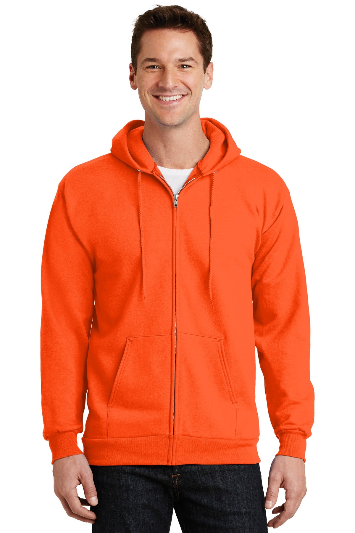 Port & Co™ Essential Fleece Full-Zip Hooded Sweatshirt  PC90ZH
