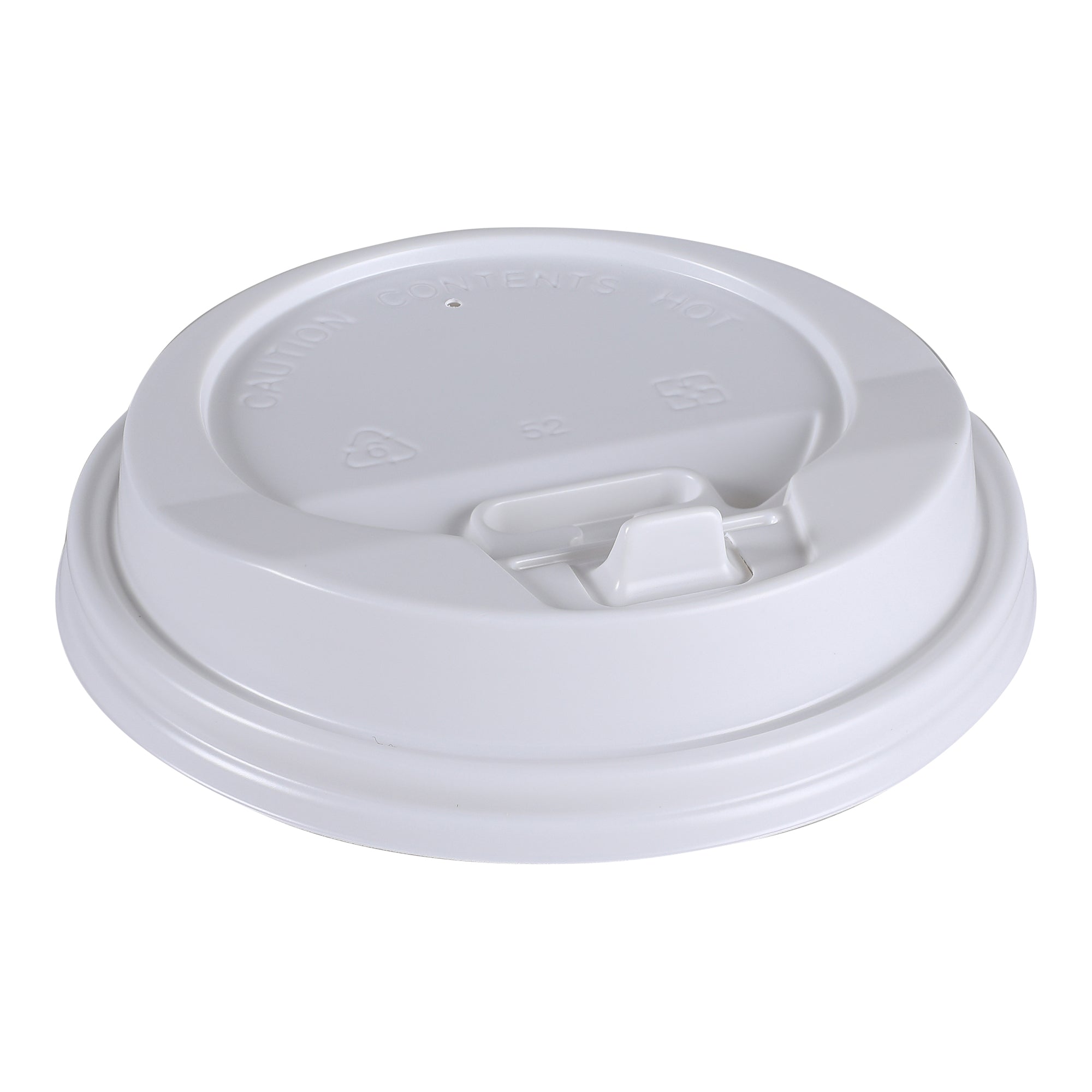 Empress Dome Lid for 10-20oz Paper Hot Cups White 10 / 100 cs