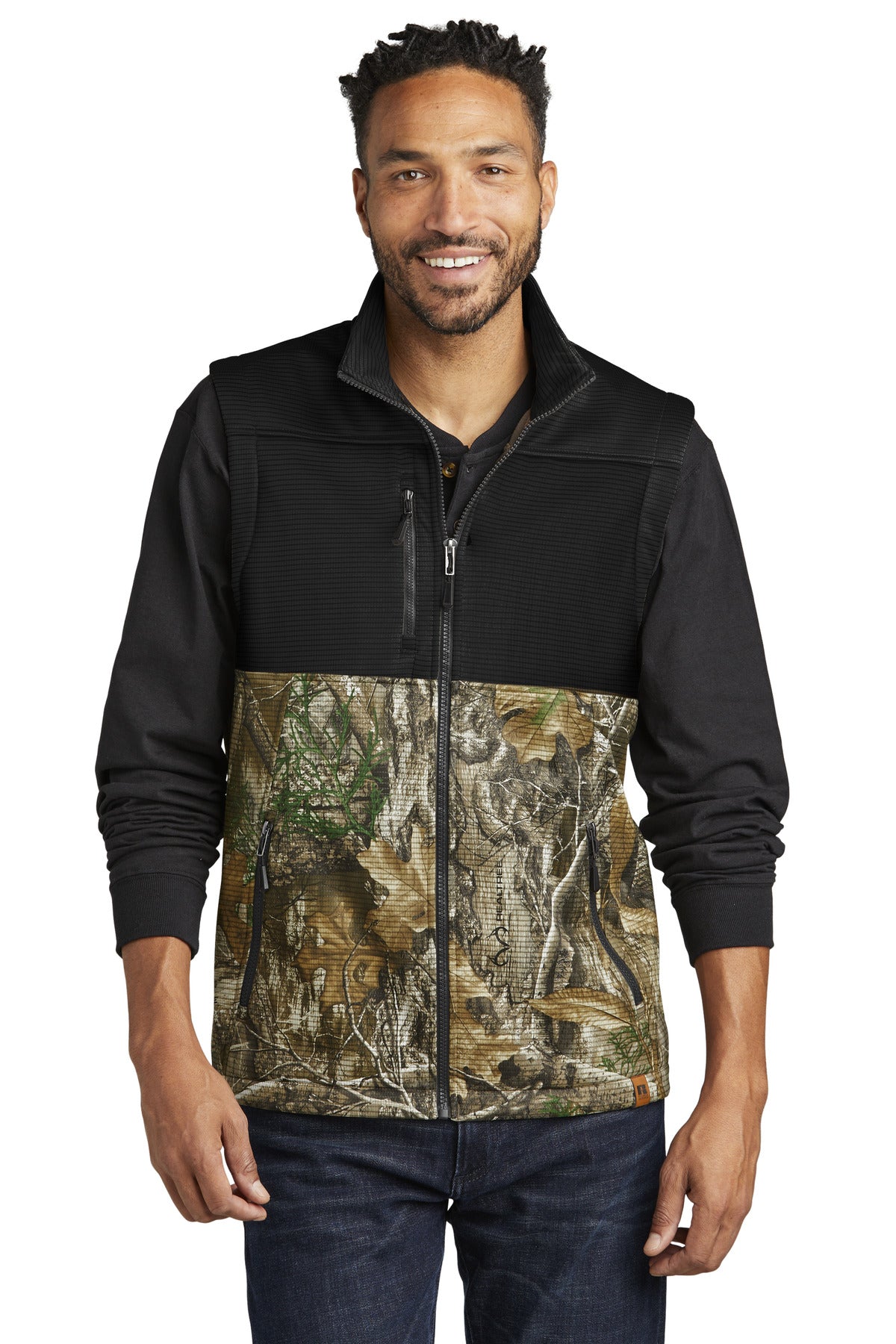 Russell Outdoors Realtree® Atlas Colorblock Soft Shell Vest RU604