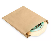Gusseted Single-Serve Bags - Plain Front, 6 x 3⁄4 x 6 1⁄2", Kraft