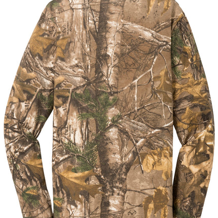 Russell Outdoors  Realtree ®  Long Sleeve Explorer 100% Cotton T-Shirt with Pocket. S020R