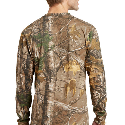 Russell Outdoors  Realtree ®  Long Sleeve Explorer 100% Cotton T-Shirt with Pocket. S020R