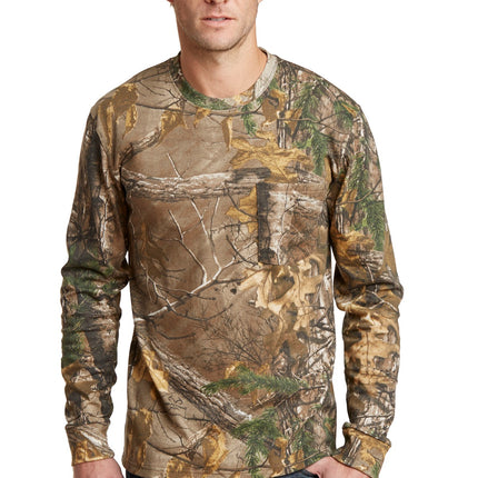 Russell Outdoors  Realtree ®  Long Sleeve Explorer 100% Cotton T-Shirt with Pocket. S020R