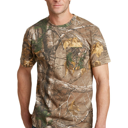 Russell Outdoors  - Realtree ®  Explorer 100% Cotton T-Shirt with Pocket. S021R