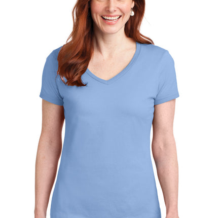 Hanes ®  Women's Perfect-T Cotton V-Neck T-Shirt. S04V