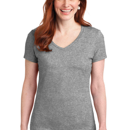 Hanes ®  Women's Perfect-T Cotton V-Neck T-Shirt. S04V