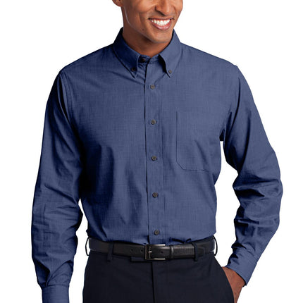 Port Authority ®  Crosshatch Easy Care Shirt. S640