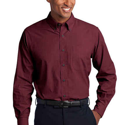 Port Authority ®  Crosshatch Easy Care Shirt. S640