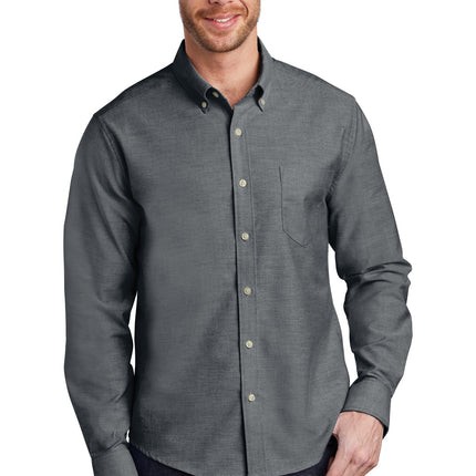 Port Authority  ®   Untucked Fit SuperPro    Oxford  S651