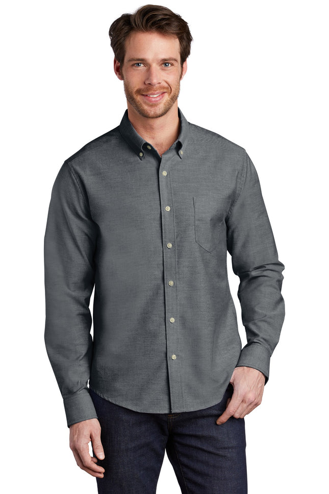Port Authority  ®   Untucked Fit SuperPro    Oxford  S651