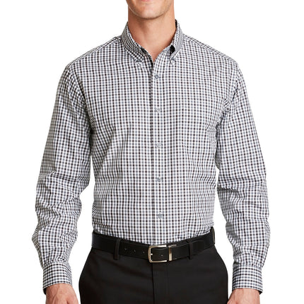 Port Authority ®  Long Sleeve Gingham Easy Care Shirt. S654
