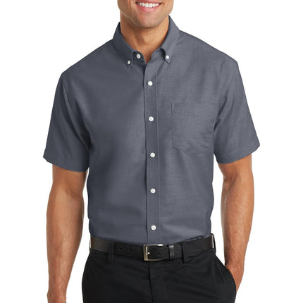 Port Authority ®  Short Sleeve SuperPro   Oxford Shirt. S659