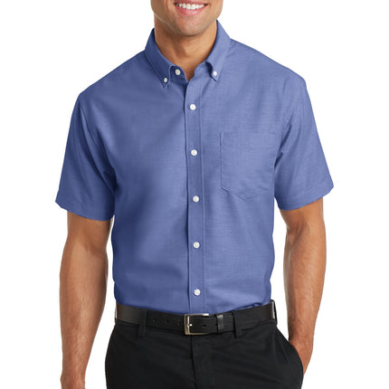Port Authority ®  Short Sleeve SuperPro   Oxford Shirt. S659