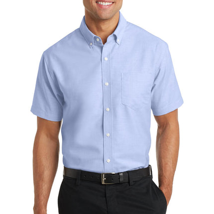 Port Authority ®  Short Sleeve SuperPro   Oxford Shirt. S659