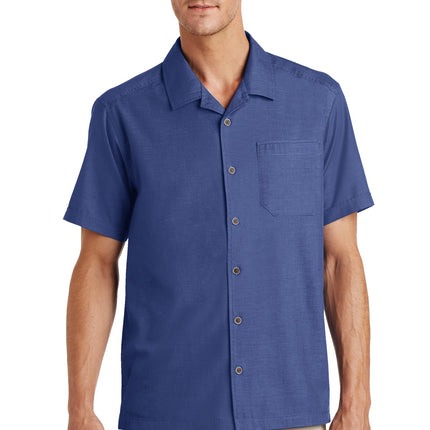Port Authority ®  Textured Camp Shirt. S662
