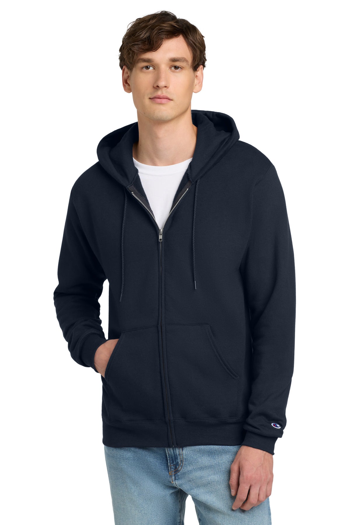 Champion® Powerblend® Full-Zip Hoodie S800