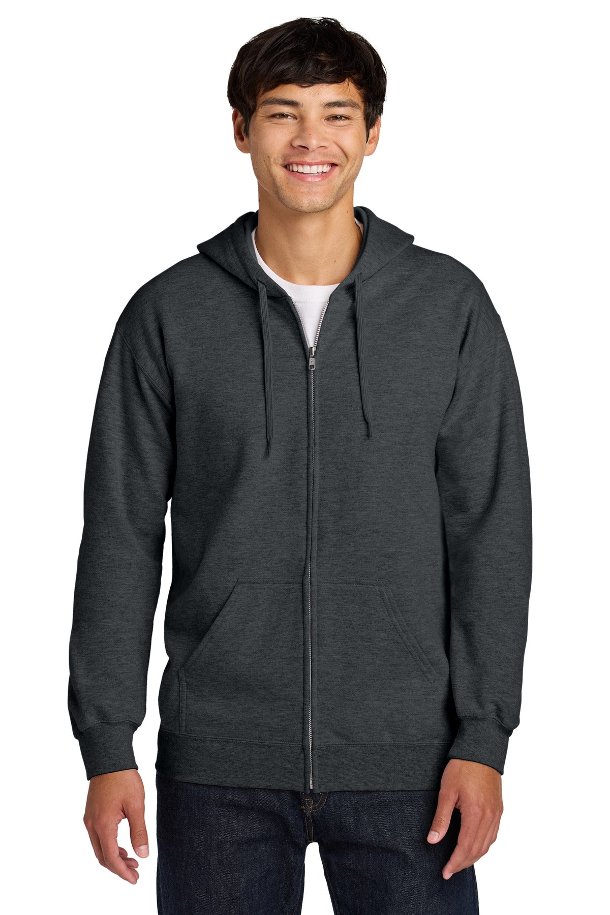 Gildan Softstyle® Midweight Fleece Full-Zip Hooded Sweatshirt SF600