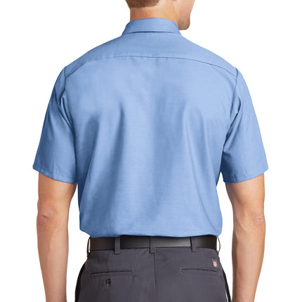 Red Kap ® Long Size, Long Sleeve Striped Industrial Work Shirt. CS10LONG