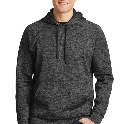 Sport-Tek ®  PosiCharge ®  Electric Heather Fleece Hooded Pullover. ST225
