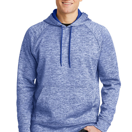 Sport-Tek ®  PosiCharge ®  Electric Heather Fleece Hooded Pullover. ST225