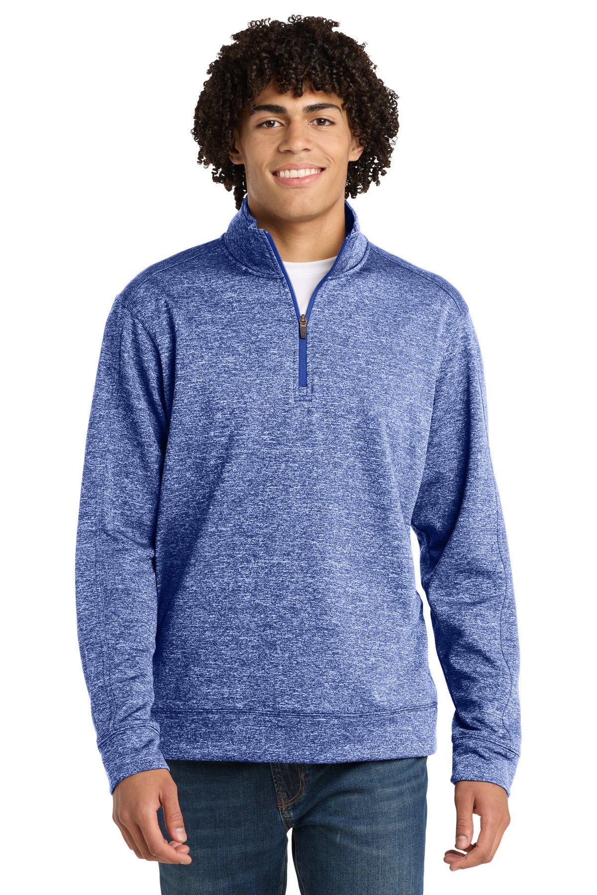 Sport-Tek® PosiCharge® Electric Heather Fleece 1/4-Zip Pullover ST226