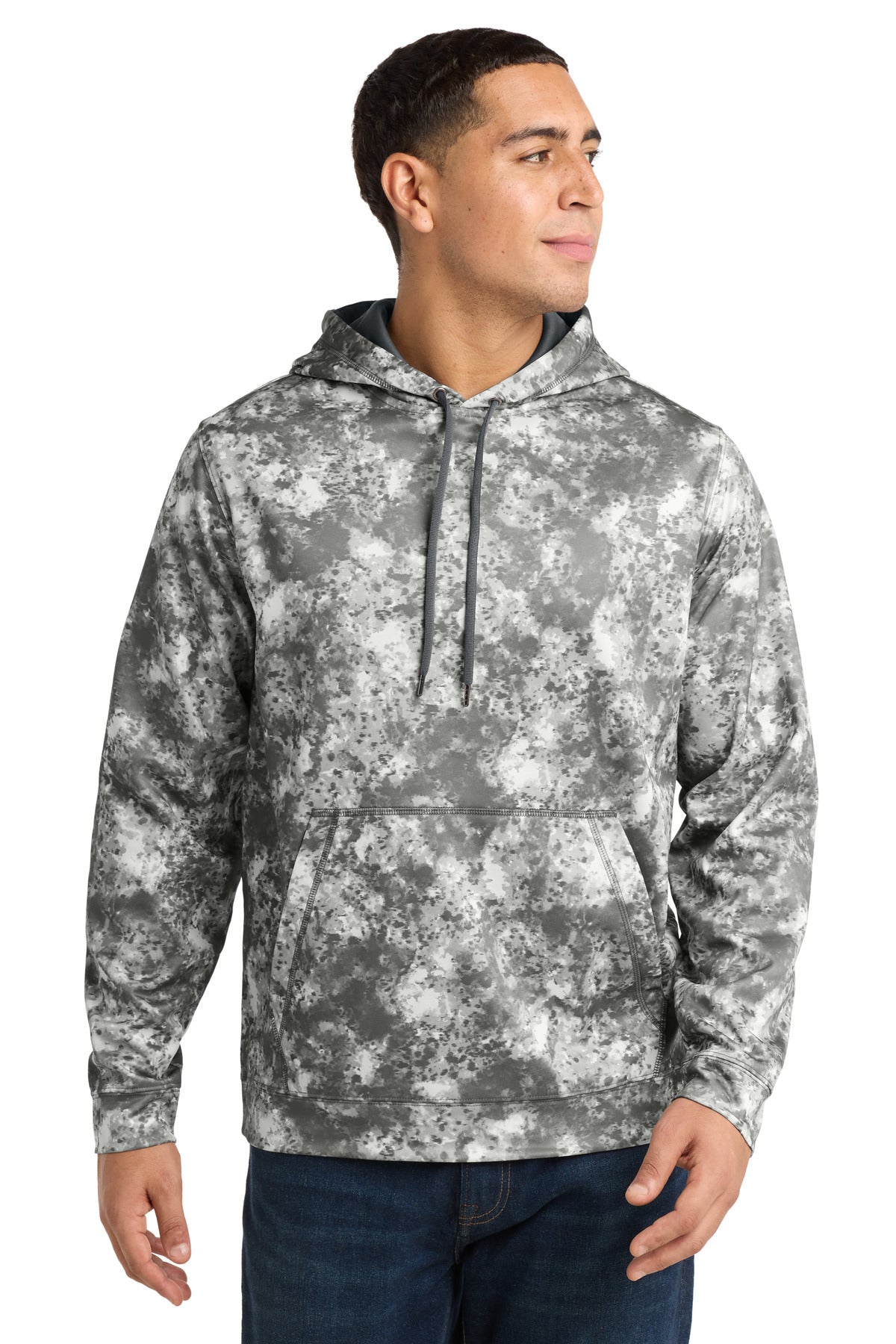 Sport-Tek® Sport-Wick® Mineral Freeze Fleece Hooded Pullover ST230
