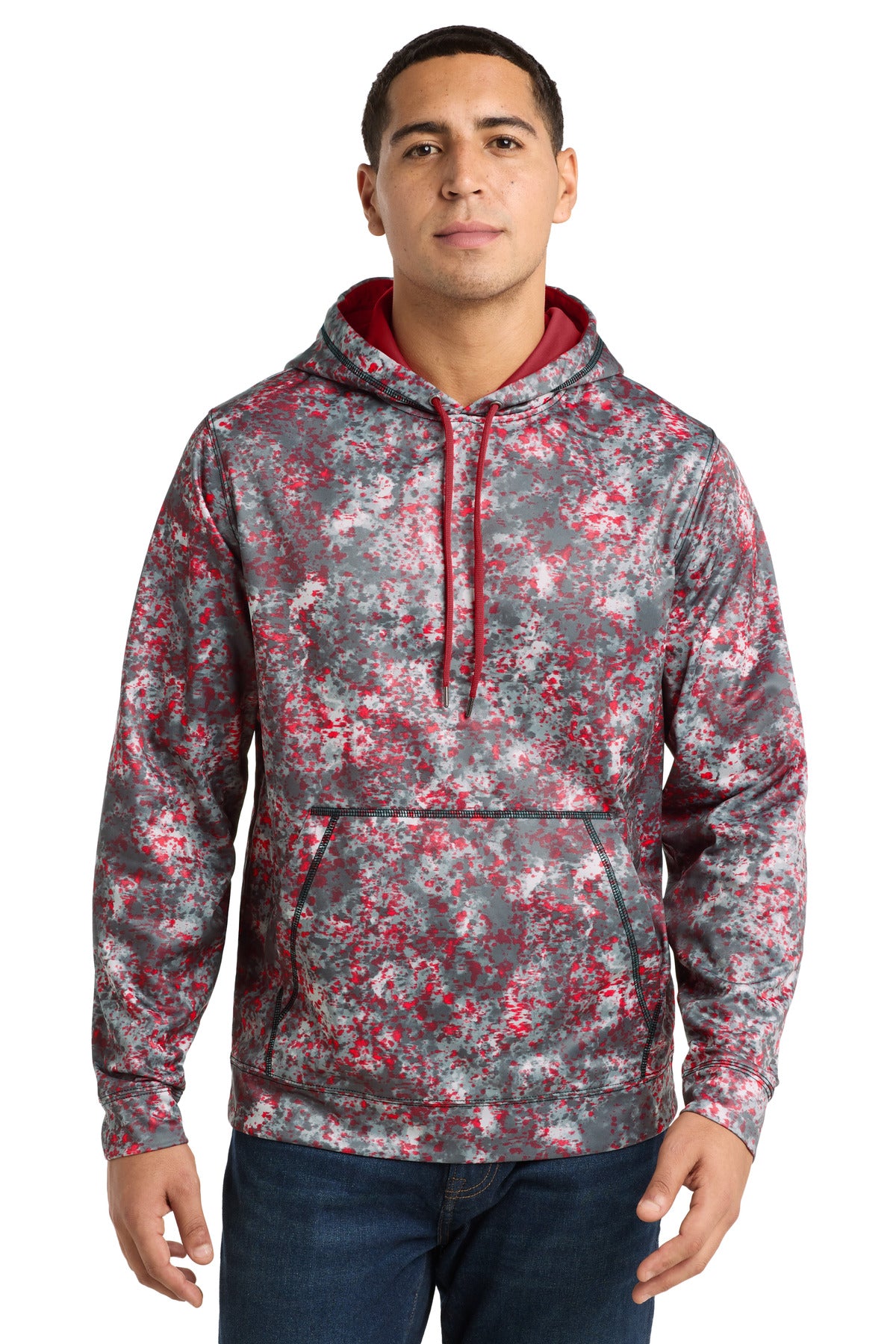 Sport-Tek® Sport-Wick® Mineral Freeze Fleece Hooded Pullover ST230