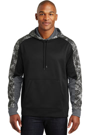 Sport-Tek® Sport-Wick® Mineral Freeze Fleece Colorblock Hooded Pullover ST231