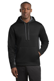 Sport-Tek® Sport-Wick® Fleece Colorblock Hooded Pullover ST235