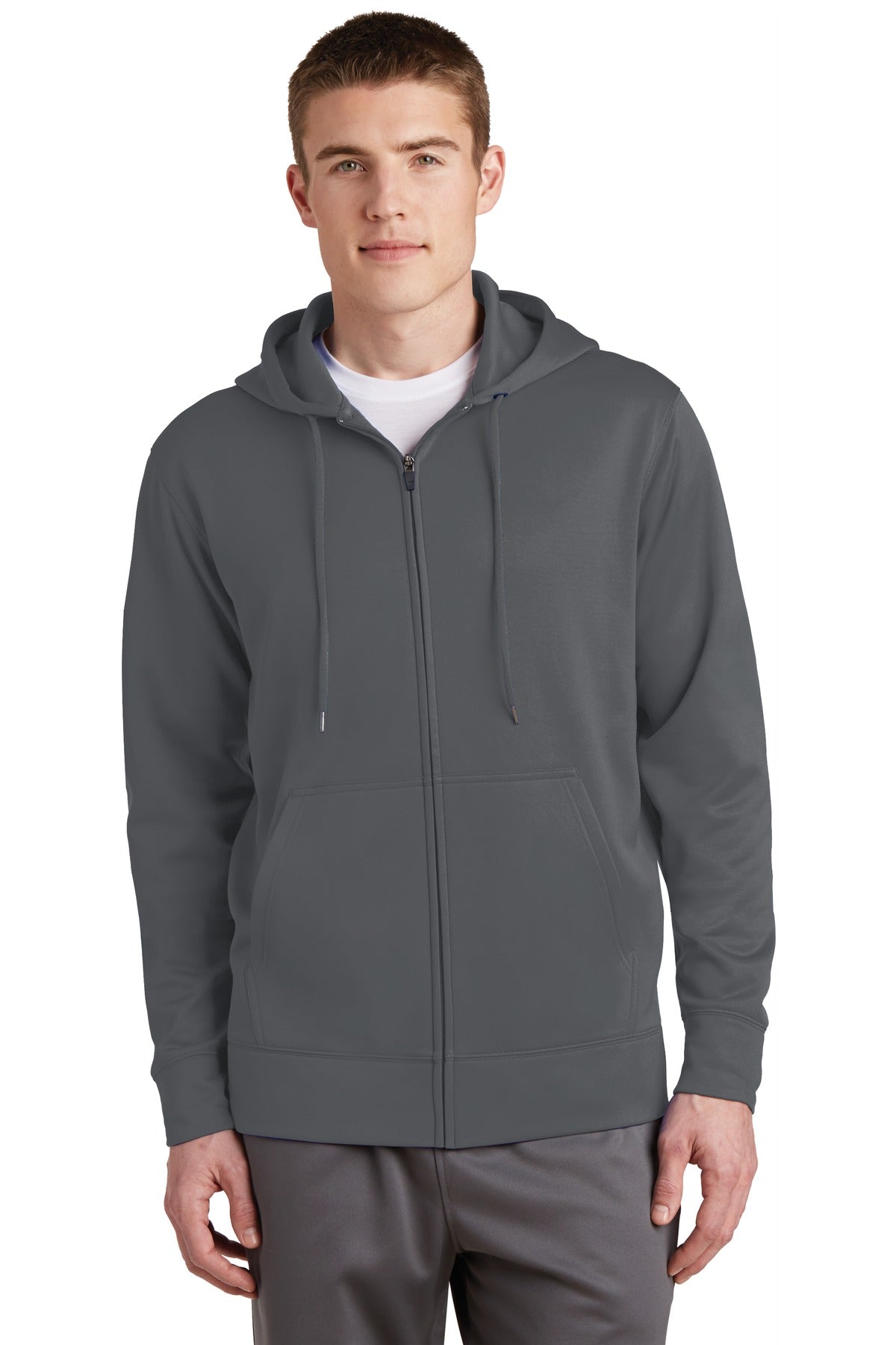 Sport-Tek® Sport-Wick® Fleece Full-Zip Hooded Jacket  ST238